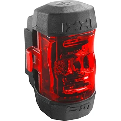 Afbeelding van Busch &amp; Müller IXXI Fietsachterlicht Accu/Batterij LED USB Lader Zwart