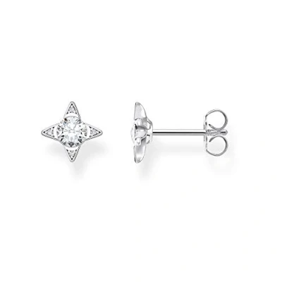 Afbeelding van Thomas Sabo Damesoorbellen Libelle 925 sterling zilver zwart H2051 314 7, één maat, email, spinel, Emaille, Spinel