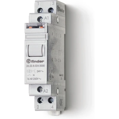 Afbeelding van Finder 20.22.9.012.4000 Stroomstootschakelaar DIN rail 2x NO 12 V/DC 16 A 4000 VA 1 stuk(s)
