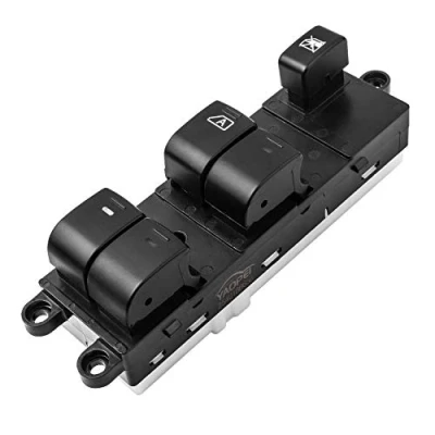 Afbeelding van YAOPEI Knop Raamhendel voor Nissan Qashqai J10 Navara d40 Pathfinder R51 Elektrische Voordeur Schakelaar Hoofd Raambediening 25401 BB65B EB30B