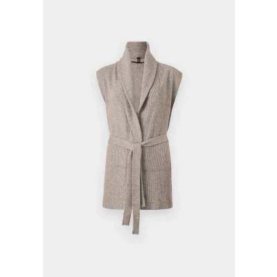 Afbeelding van Only Gilet Onlkatia Sl Rib Long Vest Cc Knt 15350690 Fungi/melange Dames Maat XL
