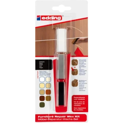 Afbeelding van edding 8901 reparatieset voor meubels blister van 3 zwart