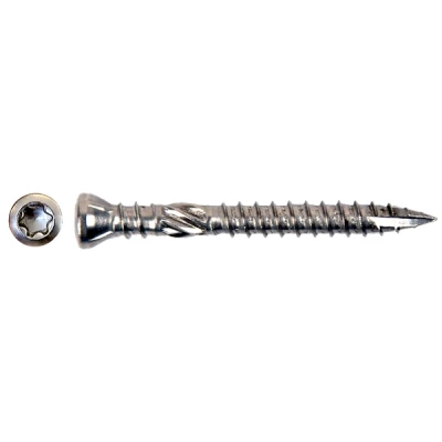 Afbeelding van Wovar Hardhoutschroeven RVS A4 5 x 60 mm Torx 25 met snijpunt Doos 200 Stuks