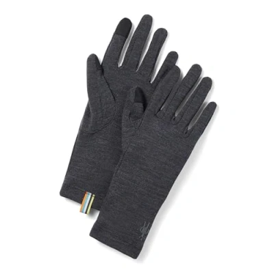 Afbeelding van Smartwool Thermal Merino Handschoenen, Maat: Medium, Charcoal heather