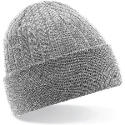 Afbeelding van Beechfield Thinsulate beanie B447 Heather Grey