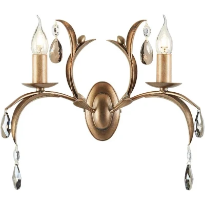 Afbeelding van Bohemian Wandlamp Steady Lighting Metaal E14 L: 15cm Voor Binnen Woonkamer Eetkamer Brons