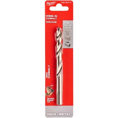 Afbeelding van MILWAUKEE 4932363279 Metaalspiraalboor 10.0 133 135 Sneldraaistaal