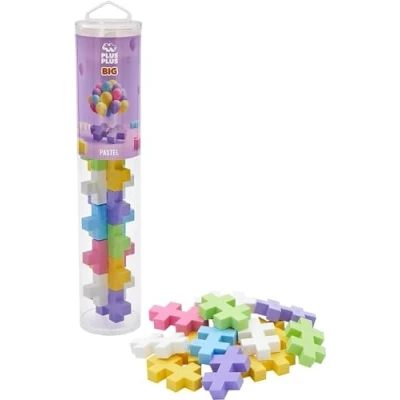 Afbeelding van Plus BIG Pastel Tube Constructiespeelgoed Set Met Bouwstenen 15 Delige Bouwset Bouwspeelgoed Vanaf 3 Jaar