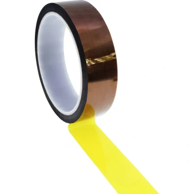 Afbeelding van Quadrios ESD tape Bruin, Geel (l x b) 33 m 10 mm 1 stuk(s)