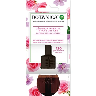 Afbeelding van Botanica by Air Wick Elektrische Geurverspreider Oosterse Geranium &amp; Rozen Navulling