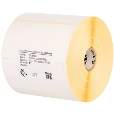 Afbeelding van Zebra Z Perform 1000T, labelrol, normaal papier, 51x51mm