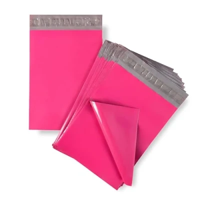 Afbeelding van PAKICO 20 stuks XL verpakkingszakken 50 x 60 cm ondoorzichtige verzendenveloppen in gemengde grootte verzendzakken verzendzakken, Roze