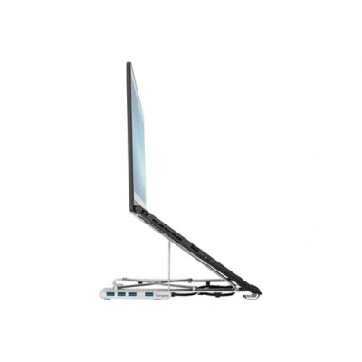 Image de Targus Support pour ordinateur portable avec concentrateur USB 4 ports 10&quot; 15.6&quot; argent
