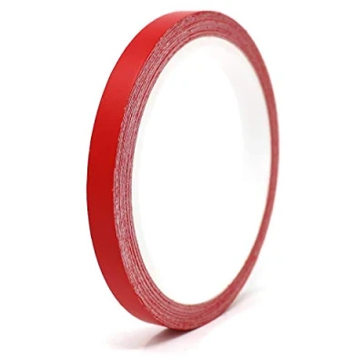 Afbeelding van Finest Folia Sierstrip voor auto, motorfiets, boot, modelbouw, vele kleuren, lengte 10 m, plakband (mat rood,, 8 mm)