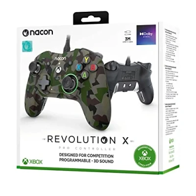Afbeelding van Nacon Bedrade Controller Pro Compact Forest Camo Xbox One/xbox Series (xbxrevolutionxforest)