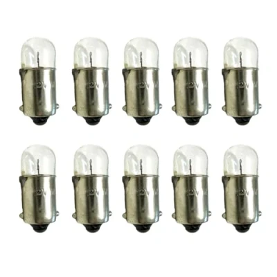 Afbeelding van 10 stuks autolampen, 12 V, vervangingslampen voor auto&#039;s en motorfietsen (BA9S T4W 12V 4W, standaard)