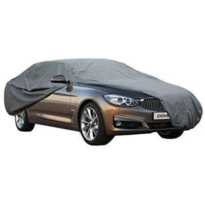 Afbeelding van Car Plus Autohoes L 480 X 175 120 Cm Pvc Grijs