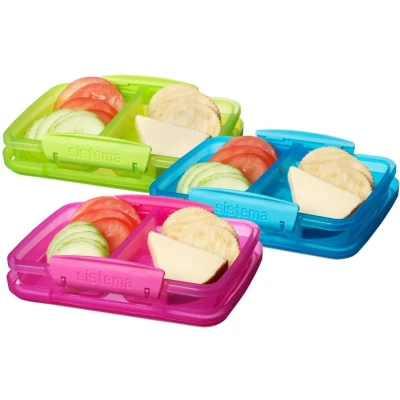 Afbeelding van Sistema Lunch Voorraaddoos Met 2 Compartimenten Split 350ml