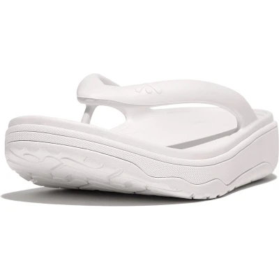 Afbeelding van Fitflop Relieff Recovery Toepost Teenslippers, Dames, Maat: 38, Wit Polyester