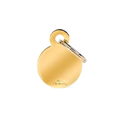 Afbeelding van ID SMALL ROUND GOLDEN BRASS