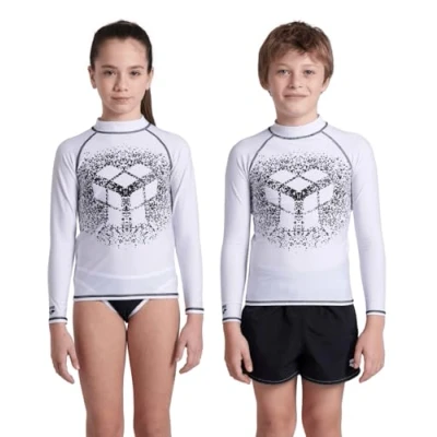 Afbeelding van ARENA Jr Rash Vest L/S Graphic T shirt unisexe pour garçon (1 pièce)