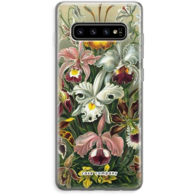 Afbeelding van Case Company® hoesje geschikt voor Samsung Galaxy S10 Plus Haeckel Orchidae Soft Cover Telefoonhoesje Bescherming aan alle Kanten en Schermrand