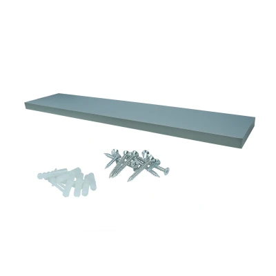 Afbeelding van Zwevende Wandplank 118 x 24 cm Grijs Per Stuk