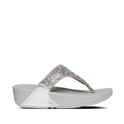 Afbeelding van FitFlop Lulu Shimmerfoil Toe Thongs