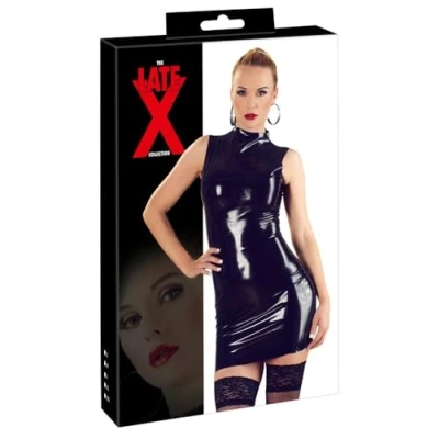 Afbeelding van Mouwloos Trendy Mini Jurk van Latex
