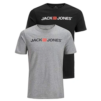 Afbeelding van Jack &amp; Jones Jjecorp Logo Tee Ss Crew Neck Ss19 Noos T shirt voor heren.