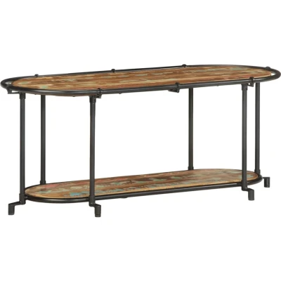 Afbeelding van vidaXL Tv meubel 100x42x40 cm massief gerecycled hout