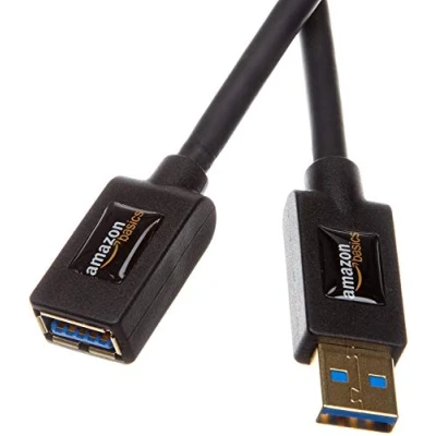 Afbeelding van Amazon Basics USB 3.0 Verlengkabel A male naar female, 3 m