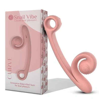 Afbeelding van Snail Vibe Curve Rosa GRATIS TOY bij iedere bestelling v.a. 40,