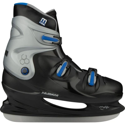 Afbeelding van Nijdam IJshockeyschaats XXL Hardboot Zwart/Zilver/Blauw 49