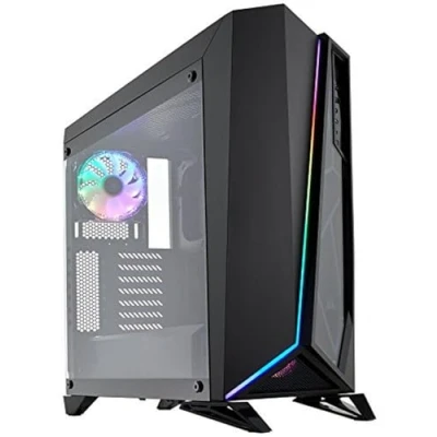 Image de CORSAIR Carbide Series SPEC OMEGA Tour ATX panneau latéral fenêtré (verre trempé) pas d&#039;alimentation (ATX) noir USB/Audio