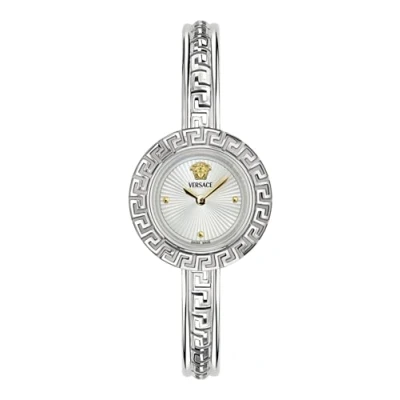 Afbeelding van Versace La Greca VE8C00324 Horloge Staal Zilverkleurig Ø 28 mm