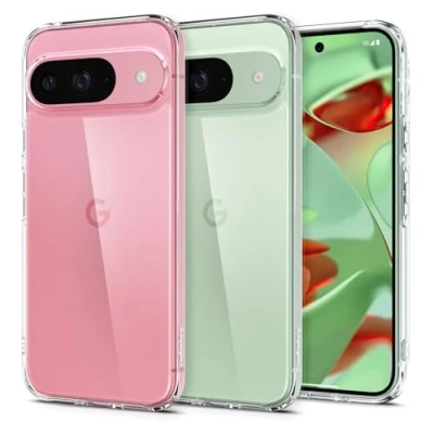 Afbeelding van Spigen Ultra Hybrid Hoesje Geschikt voor Google Pixel 9 / Pro Back Cover met Air Cushion Transparant