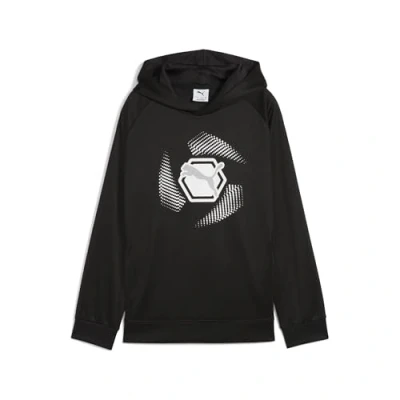 Afbeelding van Active Sports Poly hoodie met print voor Heren, Zwart, Maat 11 12Y PUMA