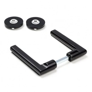 Afbeelding van Deurklink Impresso Redhill (Aluminium, Zwart)
