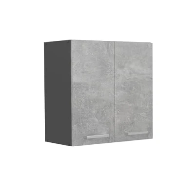 Afbeelding van Vicco Hangkast R Line, Beton/Antraciet, 60 cm