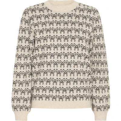 Afbeelding van Ichi Trui Ihbrielle Ls4 20123477 204262 Oatmeal W Black Dames Maat L