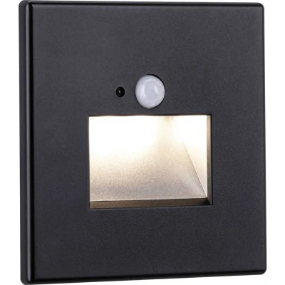 Afbeelding van Paulmann 93135 LED wandinbouwlamp 1.2 W Zwart
