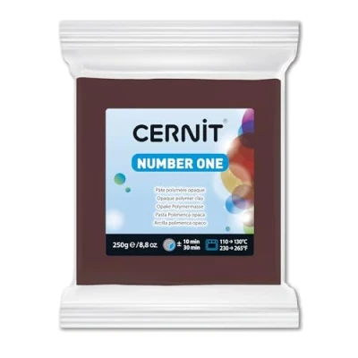 Afbeelding van CERNIT Polymeer deeg, nr. 1, 250 g, bruin