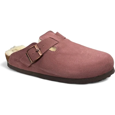 Afbeelding van Rohde Pantoffels, Dames, Maat: 38, Altrosa Veloursleer