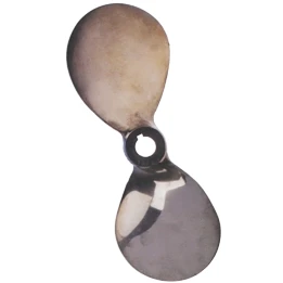 Afbeelding van Radice 2 blads bronzen scheepsschroef type k11 13x10 asgat diameter 25mm conus 1:10 rechts