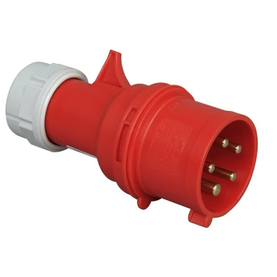 Afbeelding van Kopp CEE stekker IP44 5P 16A 400V rood