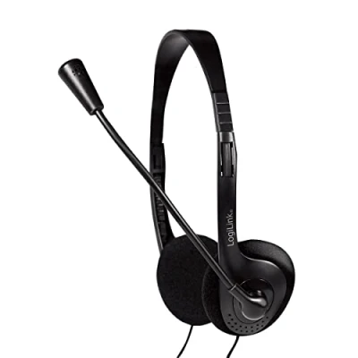 Afbeelding van LogiLink Stereo Headset Earphones with Microphone