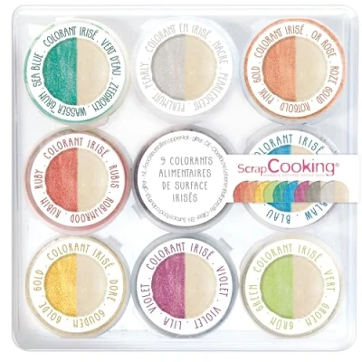 Afbeelding van Scrapcooking Mini Kleurenpoeders Set 9x1,5g