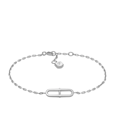 Afbeelding van Fossil JFS00637040 Dames Armband Zilverkleurig