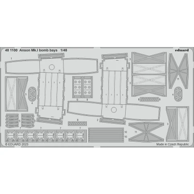Afbeelding van 1:48 Eduard BIG49363 Accessoires for Avro Anson Airfix set